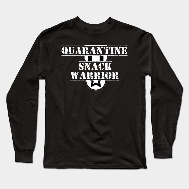 COVID-19 Snack Warrior Long Sleeve T-Shirt by Rich McRae